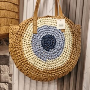 Straw Tote Bag (Set)